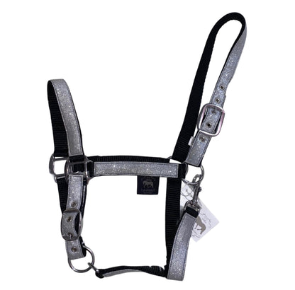 Halter silver glitter