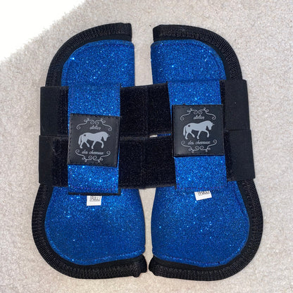 Stinchiere blu elettrico glitter