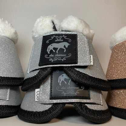 Paraglomi argento glitter