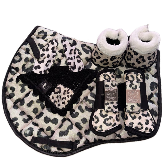 Set showjumping leopard glitter