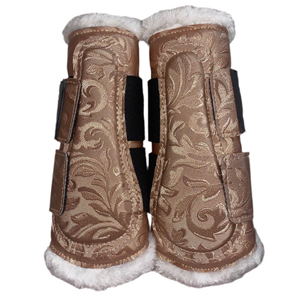 Stinchiere floreali marroni