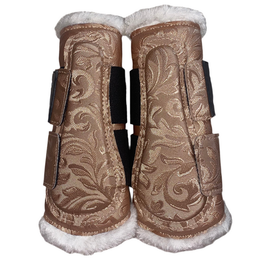 Stinchiere floreali marroni