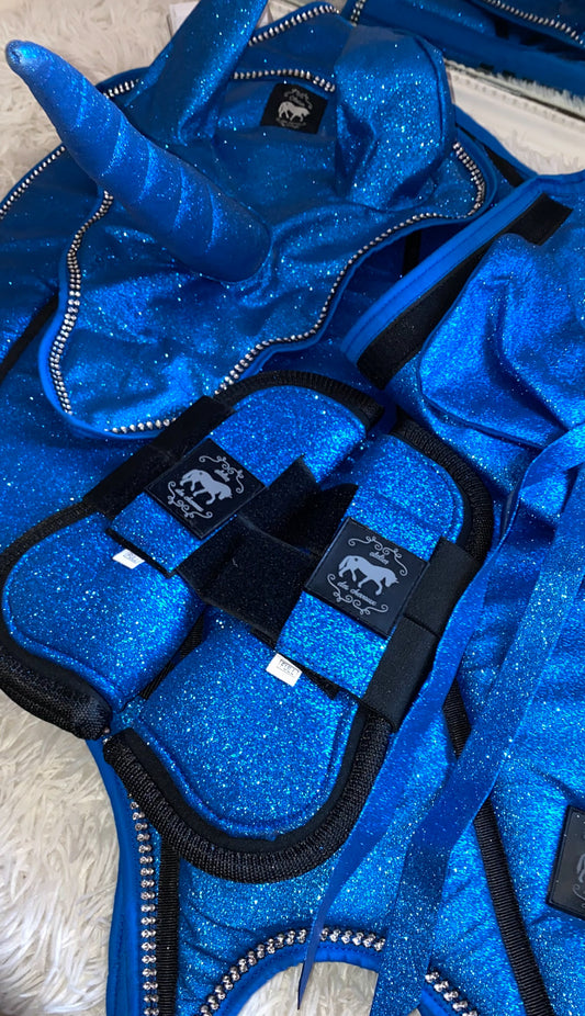 Set unicorno blu elettric glitter 💙