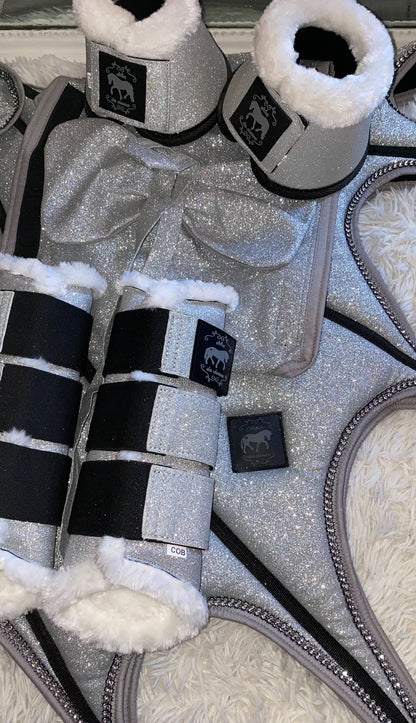 Set unicorno silver glitter 🩶