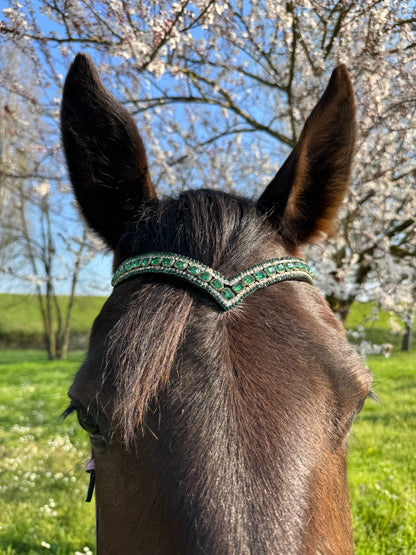 Browband Blush Diamond - Green