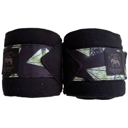 Fasce con diamanti verdi