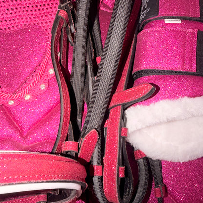 Set showjumping pink glitter