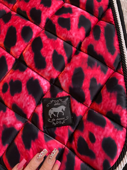 Sottosella e cuffietta fucsia leopardato 🐆🩷