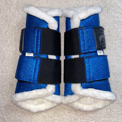 Stinchiere blu elettrico glitter