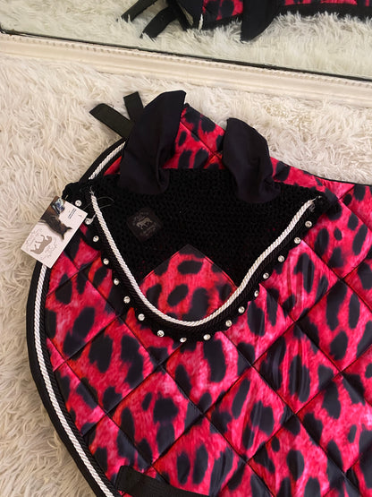 Sottosella e cuffietta fucsia leopardato 🐆🩷
