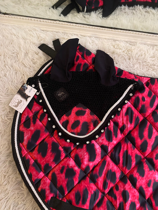 Sottosella e cuffietta fucsia leopardato 🐆🩷