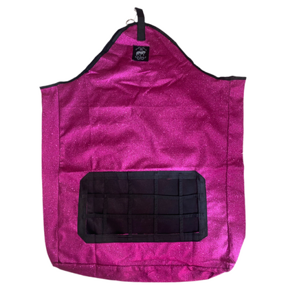 Porta fieno fucsia glitter 🩷🦄🌾