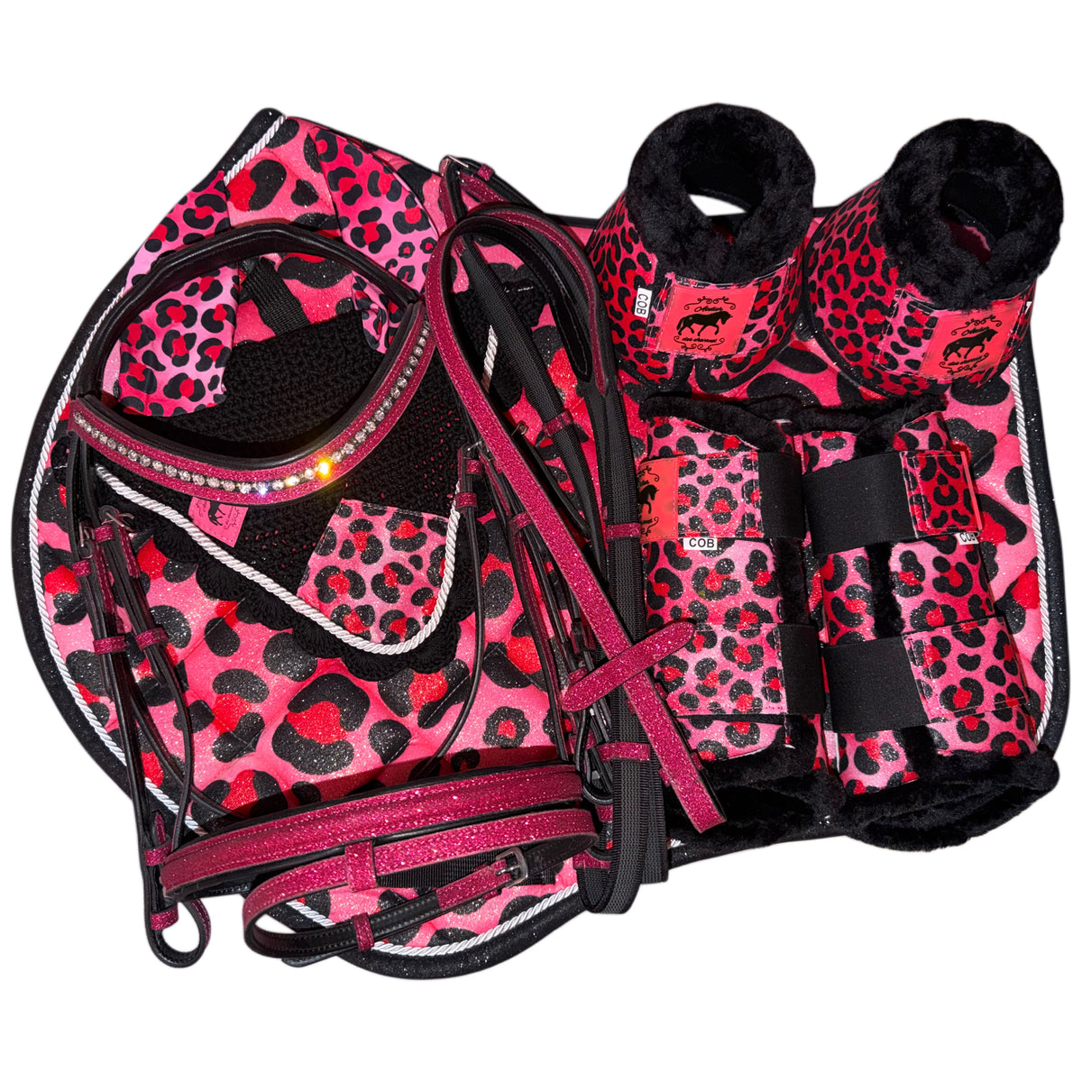 Complete Set Leopard Fuchsia