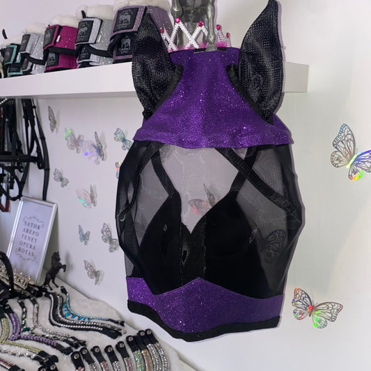 Maschera anti-mosche viola