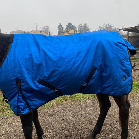 Coperta blu elettrico glitter