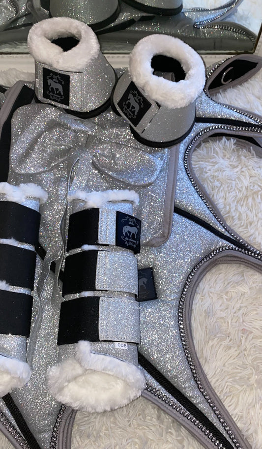 Set unicorno silver glitter 🩶