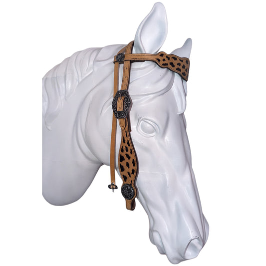 Western Leopard Headstall