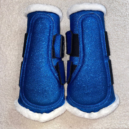 Stinchiere blu elettrico glitter