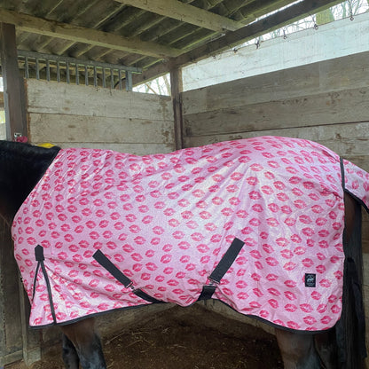 Coperta con baci glitter