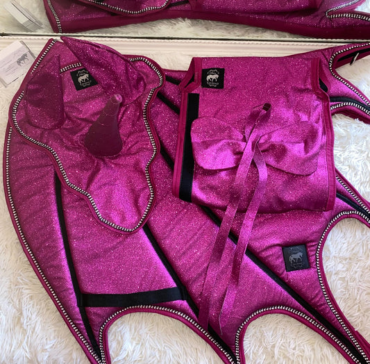 Set unicorno fucsia Glitter 🩷