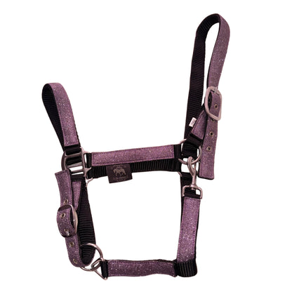 Halter purple glitter