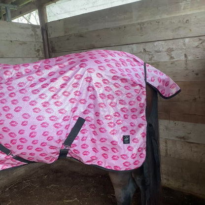 Coperta con baci glitter