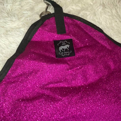 Porta fieno fucsia glitter 🩷🦄🌾